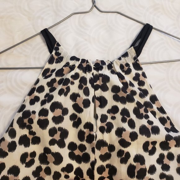 Flowy Leopard Print Summer Dress - SOLD - Picture 3 of 3